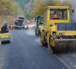 Novi km asfaltirani na putu Kraljevo-Goč